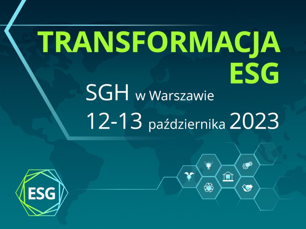 Konferencja ESG Zrównoważona Transformacja na SGH